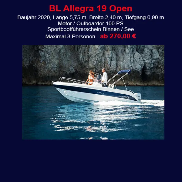 Star Boat Allegra 19 open Cala Dor 1