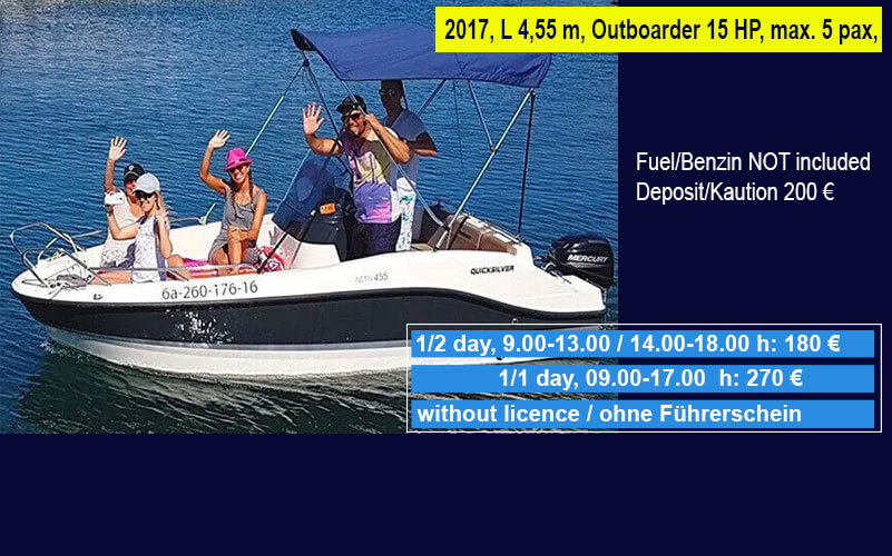 Star Boat Cala Ratjada Banner Quicksilver 455