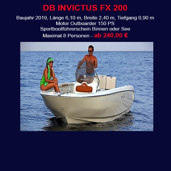 Star Boat DB Invictus FX 200 Cala D Or Banner
