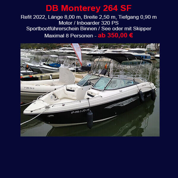Star Boat Monterey 264 SF Cala Dor