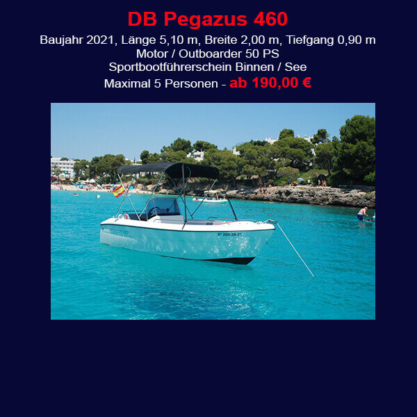 Star Boat Pegazus 460 50 PS Cala Dor 15
