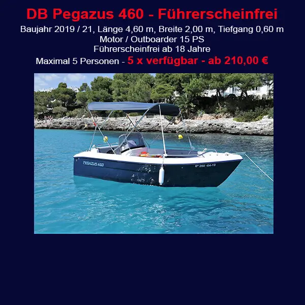Star Boat Pegazus 460 Cala Dor