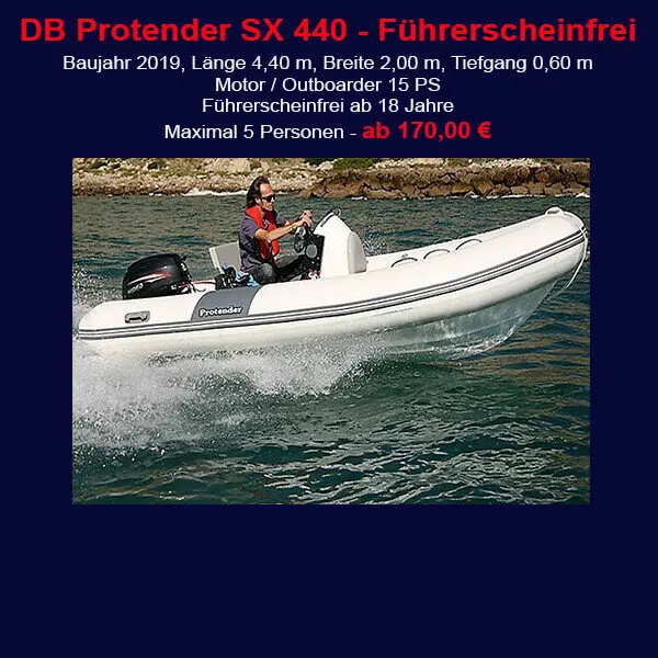 Star Boat Protender SX440 Cala Dor